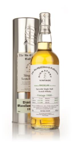 Macallan 1988 21 Year Old Single Malt Scotch Whisky