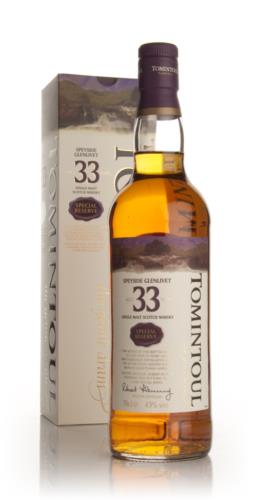Tomintoul 33 Year Old Single Malt Scotch Whisky