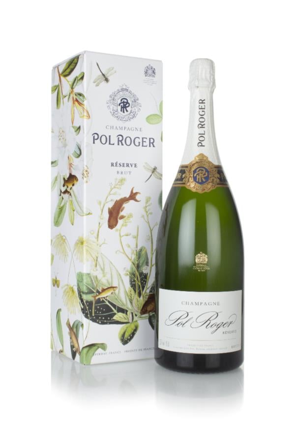 Pol Roger Brut Reserve Goldfish Edition - Magnum (1.5L) Non Vintage Champagne