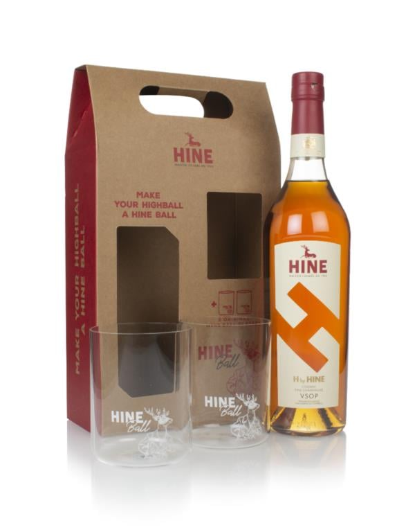 H by Hine  VSOP Gift Pack with 2x Glasses VSOP Cognac