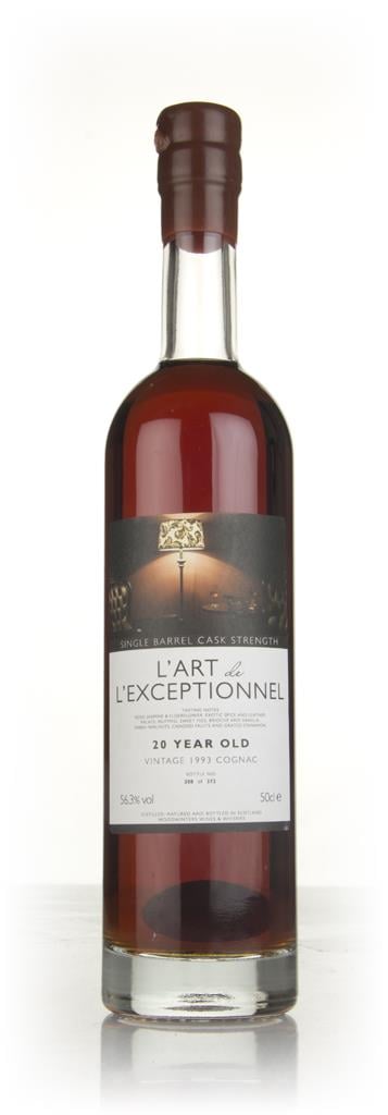 LArt de LExceptionnel 20 Year Old 1993 Vintage Cognac (WoodWinters) Hors dage Cognac