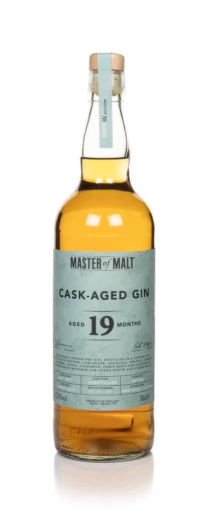 Amontillado Cask Aged Gin 19 Month Old 2017 (Master of Malt) Cask Aged Gin
