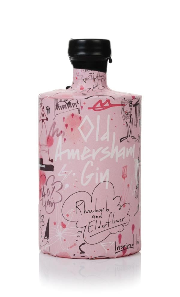 Old Amersham Gin Rhubarb and Elderflower Flavoured Gin