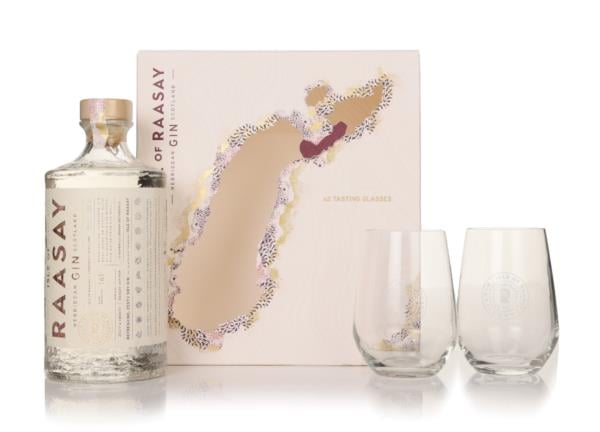 Isle of Raasay Gin Gift Pack with 2x Glasses Gin