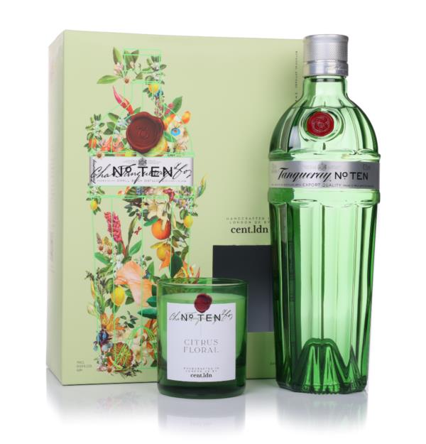 Tanqueray No. Ten Gin Gift Set with Candle London Dry Gin