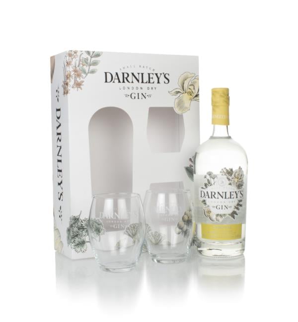 Darnleys Gin Gift Pack with 2x Glasses London Dry Gin