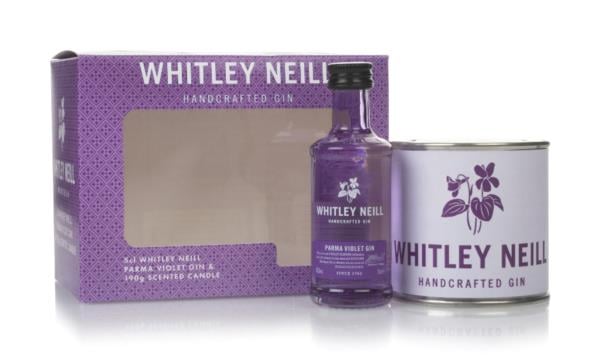 Whitley Neill Parma Violet Gin Gift Pack with Scented Candle Flavoured Gin