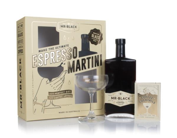 Mr. Black Espresso Martini Gift Pack with Glass Coffee Liqueur