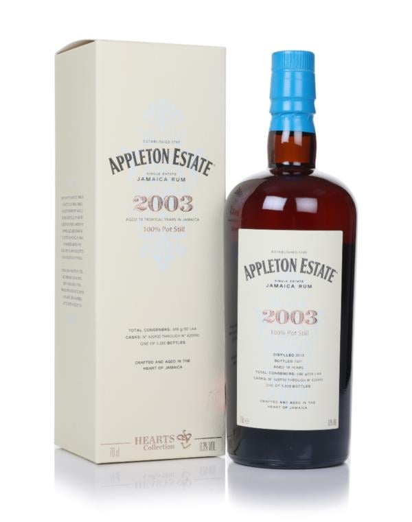 Appleton Estate 18 Year Old 2003 - Hearts Collection Dark Rum