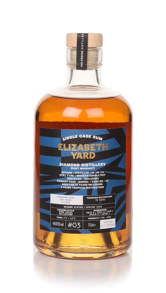Diamond Distillery (Port Mourant) 10 Year Old 2011 (cask 57) - Elizabe Dark Rum