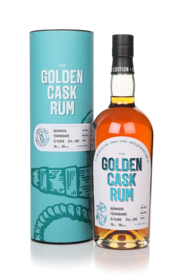 Foursquare 15 Year Old 2007 (cask CR001) - The Golden Cask Rum (House Dark Rum