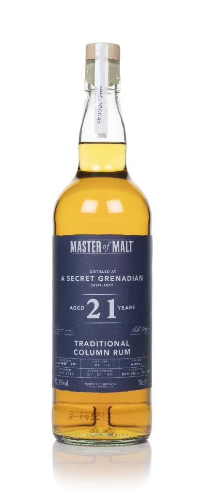 Secret Grenadian Distillery 21 Year Old 1998 (Master of Malt) Dark Rum