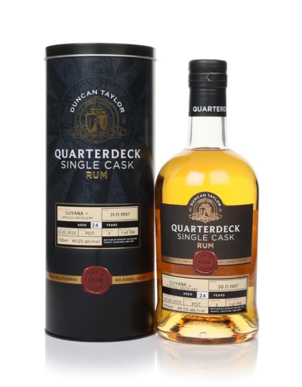 Uitvlugt 24 Year Old 1997 Guyana - Quarterdeck (Duncan Taylor) Dark Rum