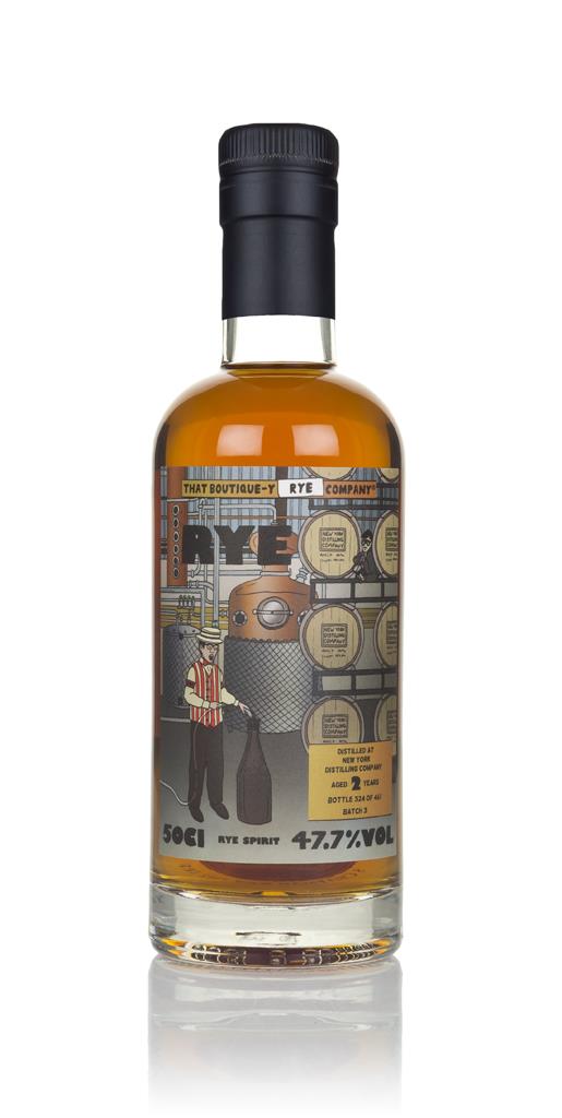 New York Distilling Company 2 Year Old (That Boutique-y Rye Company) Rye Spirit