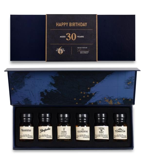 30 Year Old Whisky 6 Dram Tasting Set Whisky Tasting set