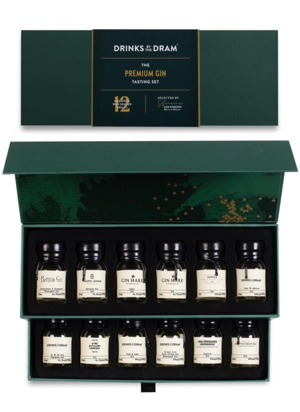 The Premium Gin 12 Dram Tasting Set Gin Tasting set