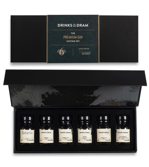 The Premium Gin 6 Dram Tasting Set Gin Tasting set