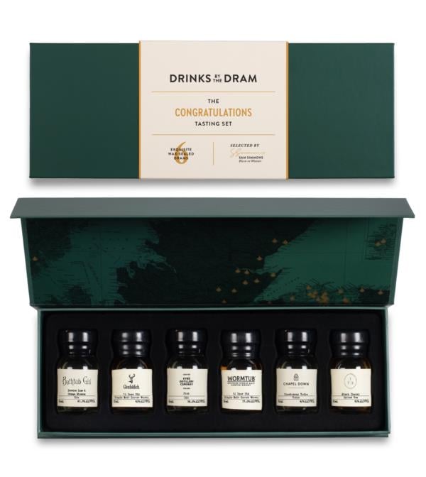 Congratulations Mixed Spirits Set (Green) Whisky Tasting set