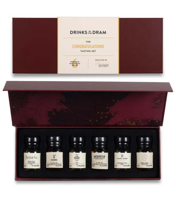 Congratulations Mixed Spirits Set (Red) Whisky Tasting set