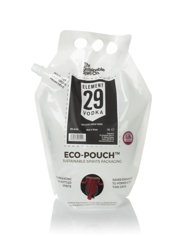 Element 29 Vodka Eco-Pouch (The Sustainable Spirit Co.) Plain Vodka