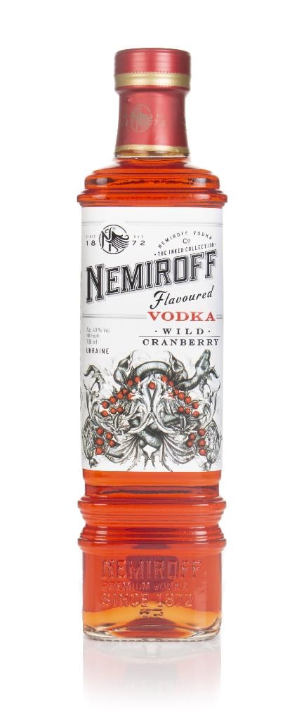 Nemiroff Wild Cranberry Vodka - The Inked Collection Flavoured Vodka