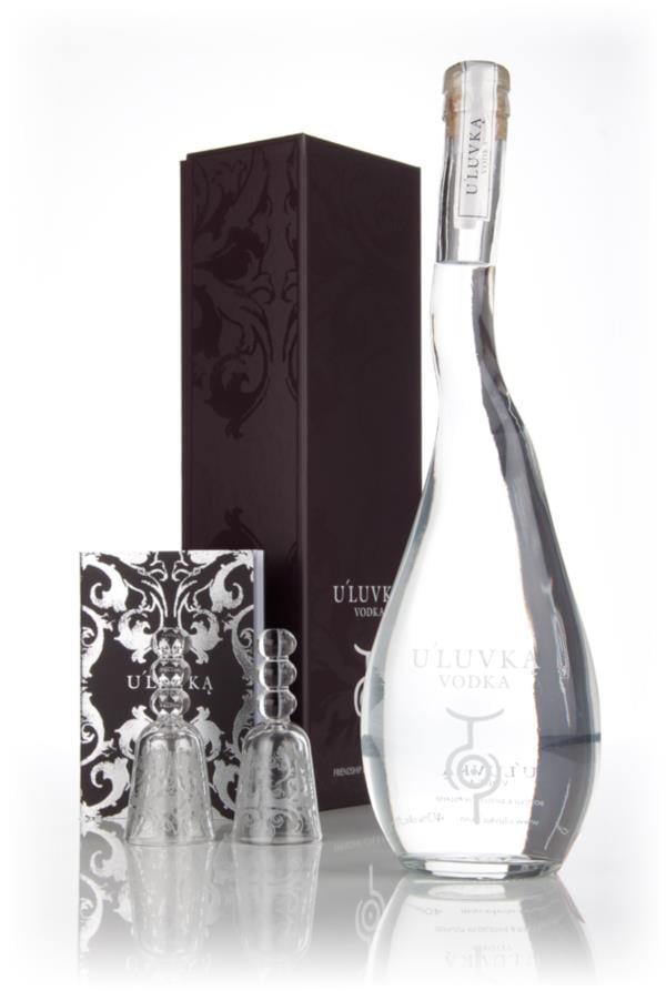 ULuvka Gift Pack with 2x Glasses Plain Vodka