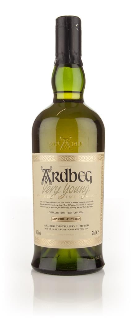 Ardbeg 1998 (bottled 2004) Very Young Single Malt Whisky