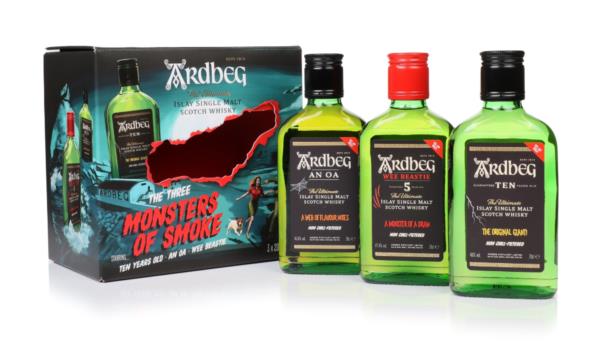 Ardbeg Monsters of Smoke Gift Set (3 x 200ml) Single Malt Whisky