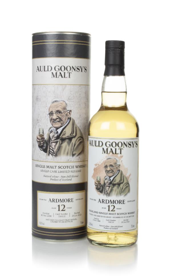 Ardmore 12 Year Old 2008 (cask 706110) - Auld Goonsys Malt Single Malt Whisky