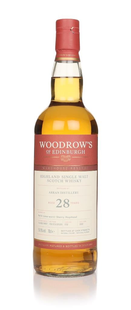 Arran 28 Year Old - Woodrows of Edinburgh Single Malt Whisky