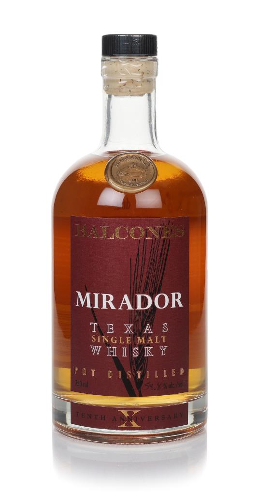 Balcones Mirador Texas Single Malt Whisky - Tenth Anniversary Single Malt Whiskey