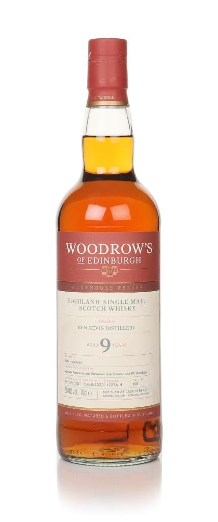 Ben Nevis 9 Year Old 2012 (cask 1727A-H) - Woodrow's of Edinburgh Single Malt Whisky