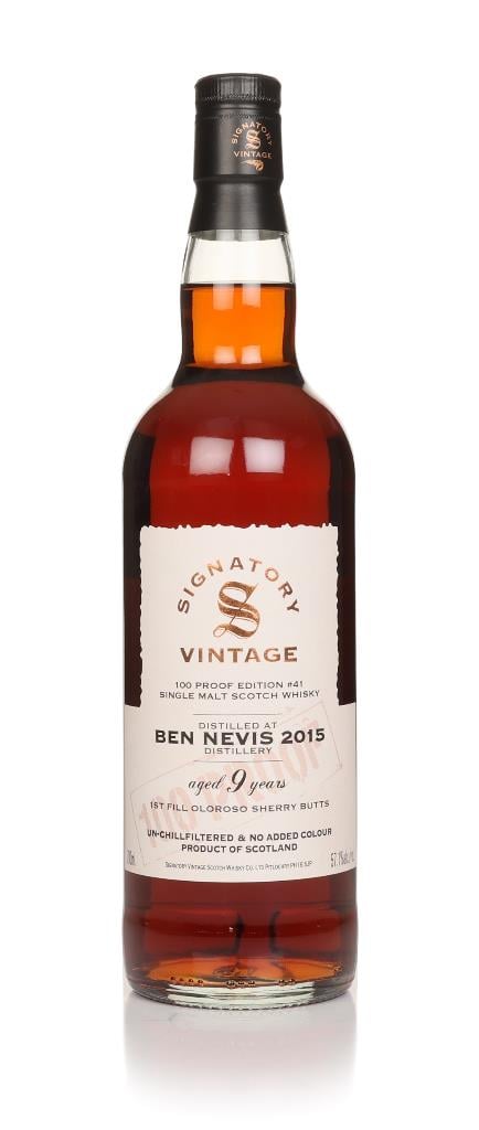 Ben Nevis 9 Year Old 2015 - 100 Proof Edition #41 (Signatory) Single Malt Whisky