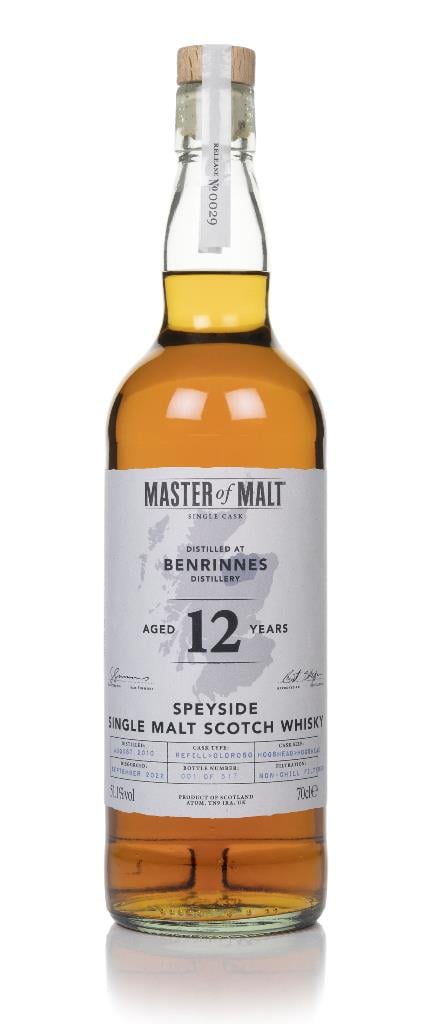 Benrinnes 12 Year Old 2010 Single Cask (Master of Malt) Single Malt Whisky