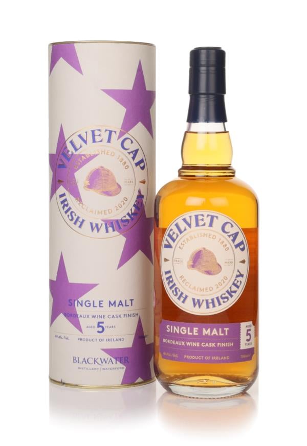 Velvet Cap 5 Year Old Single Malt Irish Whiskey - Bordeaux Wine Cask F Single Malt Whiskey