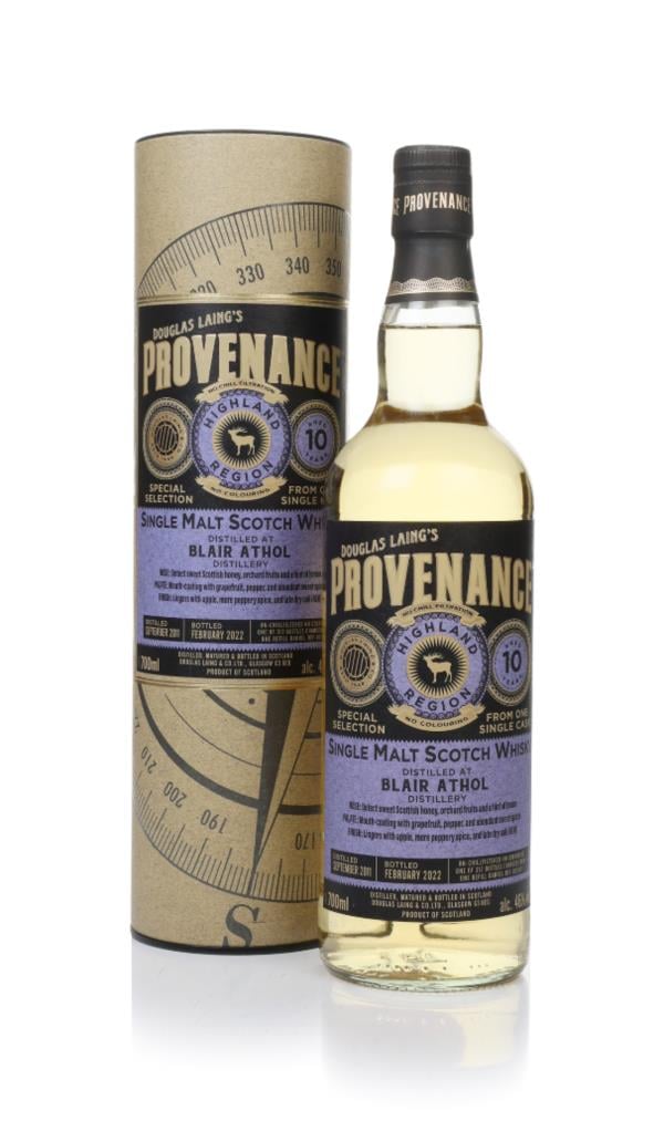 Blair Athol 10 Year Old 2011 (cask 15574) -  Provenance (Douglas Laing Single Malt Whisky