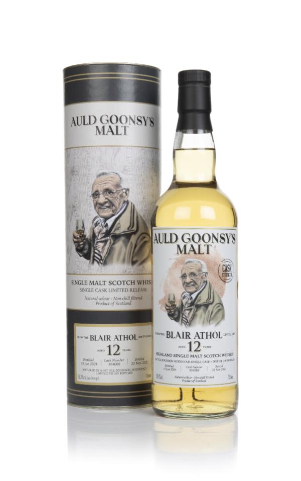 Blair Athol 12 Year Old 2009 (cask 304006) - Auld Goonsys Malt Single Malt Whisky