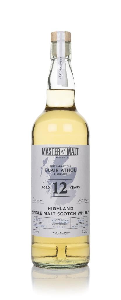 Blair Athol 12 Year Old 2010 Single Cask (Master of Malt) Single Malt Whisky