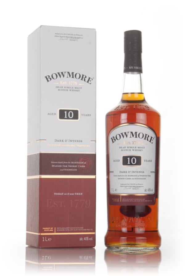 Bowmore 10 Year Old - Dark & Intense 1L Single Malt Whisky