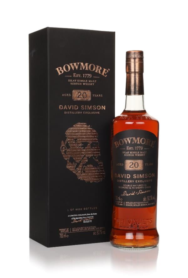 Bowmore 20 Year Old David Simson Single Malt Whisky