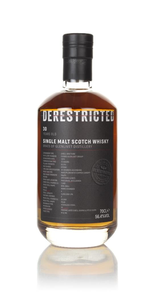 Braes of Glenlivet 30 Year Old - Derestricted Single Malt Whisky