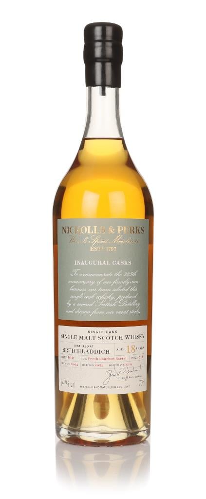 Bruichladdich 18 Year Old 2005 (cask 518) - Inaugural Casks (Nickolls Single Malt Whisky
