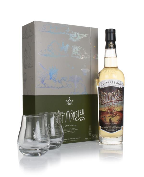Compass Box The Peat Monster Gift Pack with 2x Glasses Blended Malt Whisky