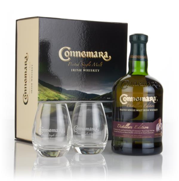 Connemara Distillers Edition with 2x Glasses Single Malt Whiskey