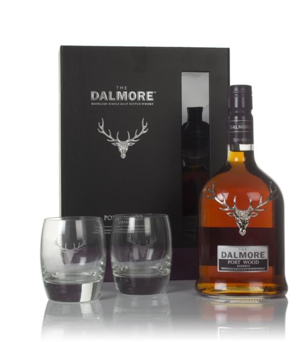 Dalmore Port Wood Reserve Gift Pack with 2x Glasses Single Malt Whisky