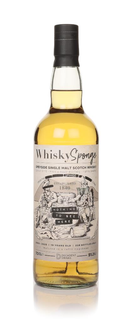 Secret Speyside 19 Year Old 2003 - Edition No.72 (Whisky Sponge & Deca Single Malt Whisky