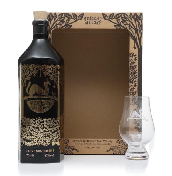 Forest Whisky Blend Gift Set with Glass Blended Whisky