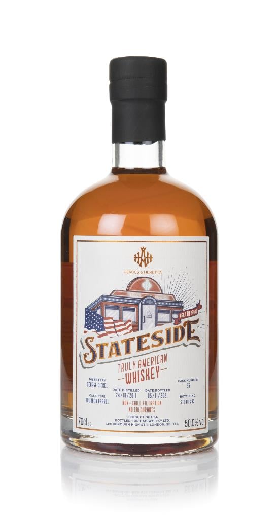 George Dickel 10 Year Old 2011 (cask 35) - Stateside (Heroes & Heretic Grain Whiskey