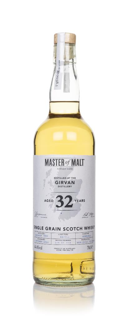 Girvan 32 Year Old 1990 Single Cask (Master of Malt) Grain Whisky
