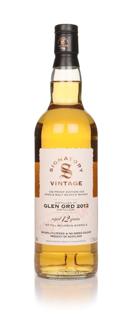 Glen Ord 12 Year Old 2012 - 100 Proof Edition #43 (Signatory) Single Malt Whisky